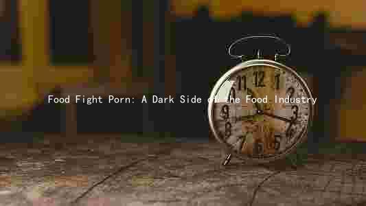 Food Fight Porn: A Dark Side of the Food Industry
